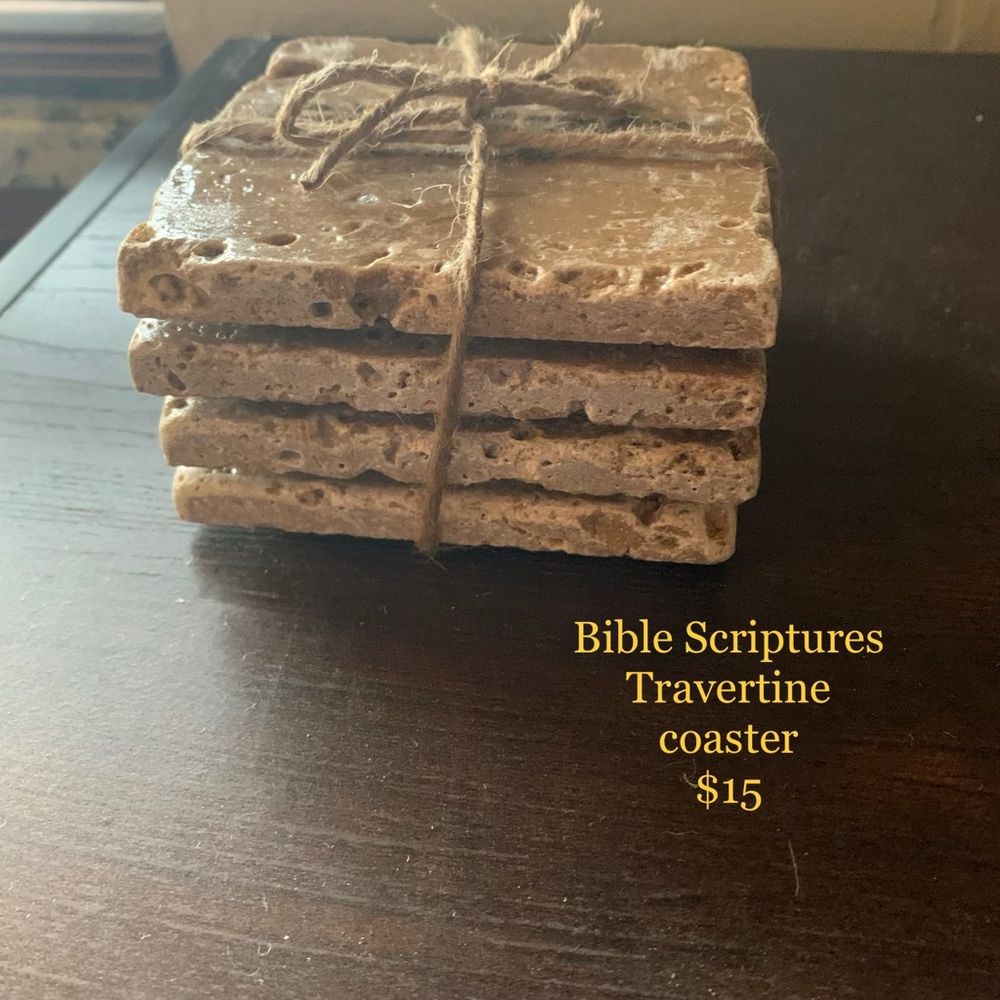 Travertine Coasters